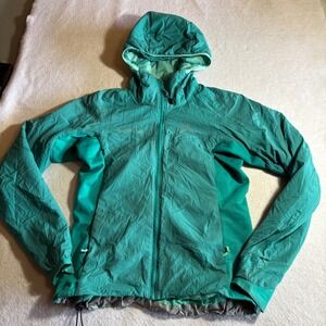 Arcteryx Womens S Teal Atom LT Hoody Windbreaker Jacket Backroads
